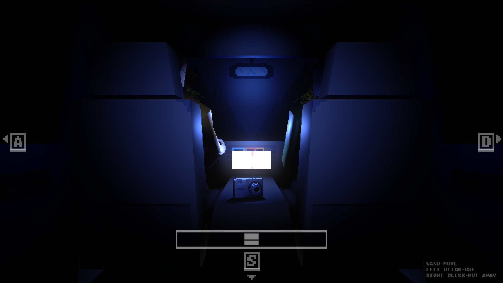 The Deadseat - Innovative gameplay mechanics showing resource management in the backseat
